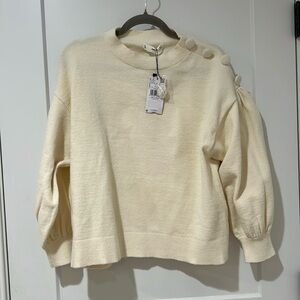 Brand new cream sweater from Mango.